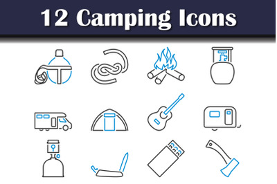 Camping Icon Set