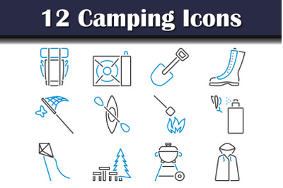 Camping Icon Set