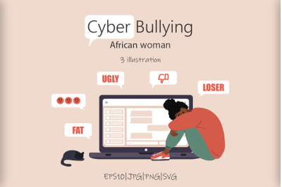 Cyber Bullying african woman