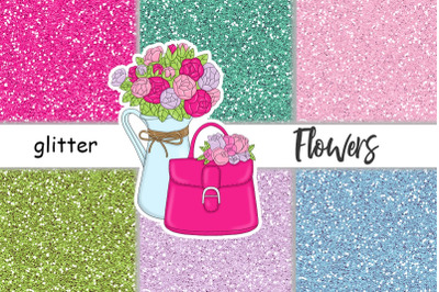 Flowers Glitter