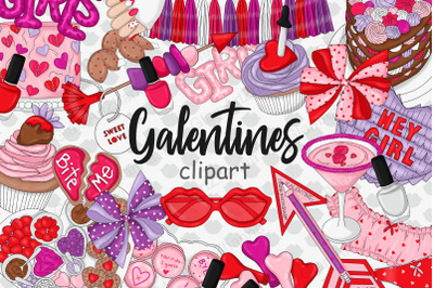 Galentine&amp;&23;039;s Day Clipart