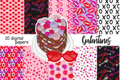 Galentine&amp;&23;039;s Day Pattern