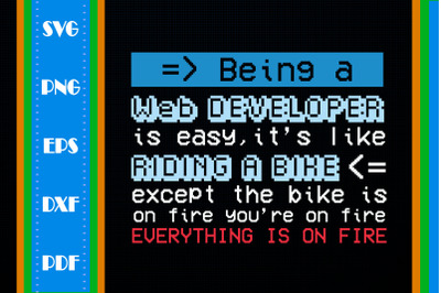 Being Web Developer Easy Like Ride Bike