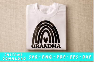 Grandma Rainbow SVG