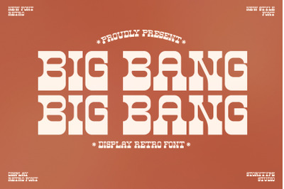 BIG BANG Typeface