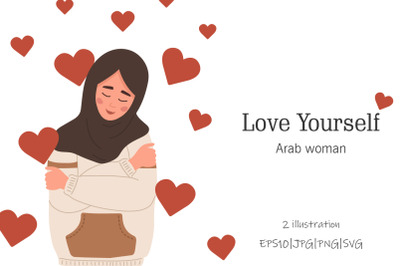 Love Yourself Arab woman