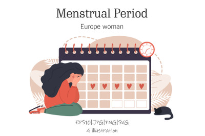 Menstrual Period europe woman