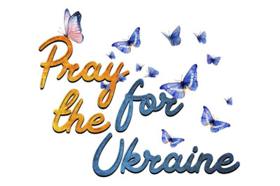 Pray For The Ukraine Sublimation