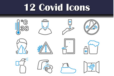 Covid Icon Set