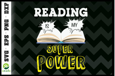 Reading Is My Superpower Book reader