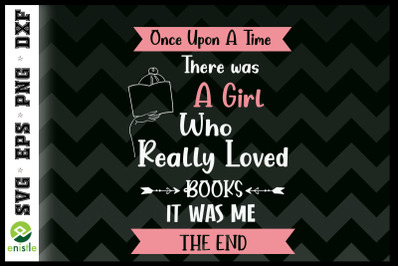 A girl who really love books