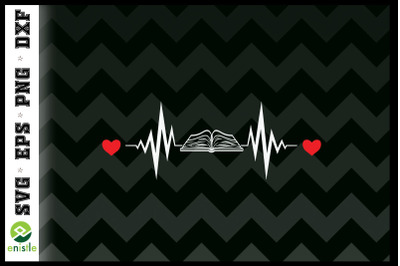 Nerd Book heartbeat Book reader