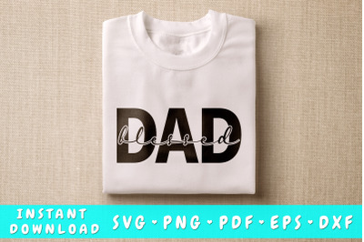 Blessed dad SVG