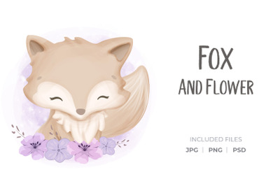 Fox And Flower