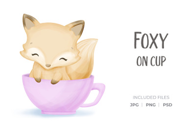 Foxy On Cup
