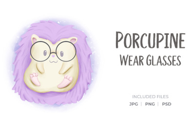 Porcupine Wear Glasses