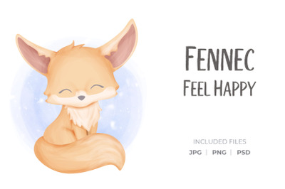 Fennec Feel Happy