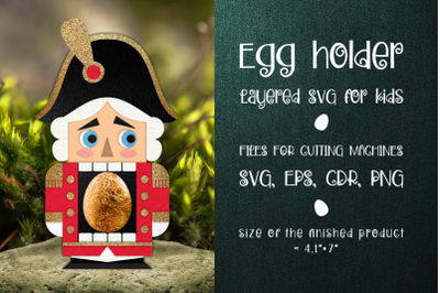 Nutcracker Chocolate Egg Holder Template