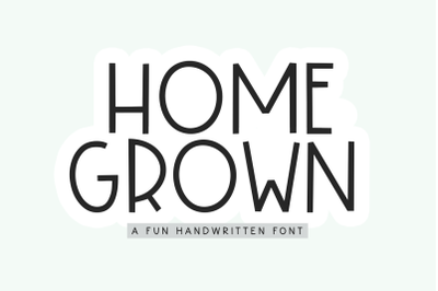 Homegrown - Farmhouse Font