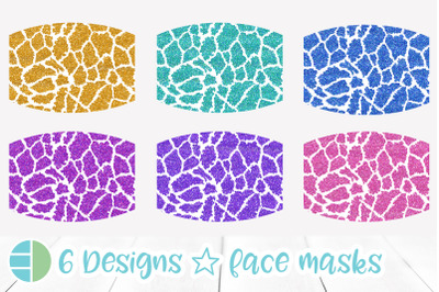 Giraffe Print Mask Sublimation Designs