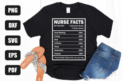 Nurse Svg, Nursing Svg, Nurse Nutrition Facts Svg, Nurse Mom Svg