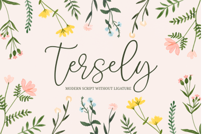 Tersely
