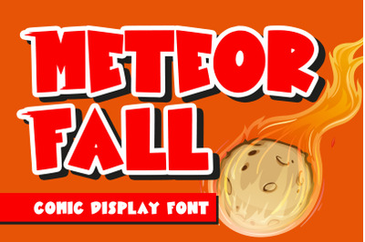 Meteor Fall - Comic Display Font