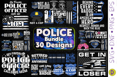 Police Bundle-30 Designs-220316
