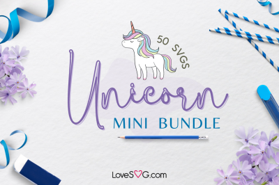 Unicorn Mini SVG Bundle