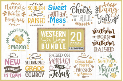 Western Svg Design Bundle