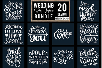 Wedding Svg Design Bundle