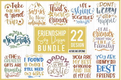 Friendship SVG Design Bundle