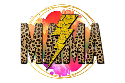 Mama Leopard Lightning Sublimation