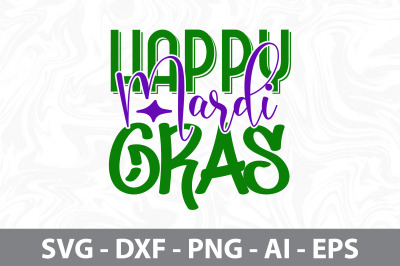 Happy Mardi Gras svg