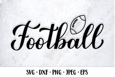 Football typography. Sports design. Activity game SVG