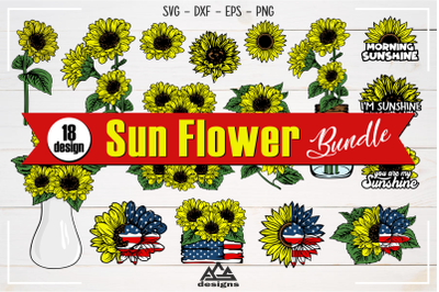 Sun Flower BUNDLE Svg Design