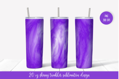 Purple Tumbler Sublimation Wrap. Marble Tumbler  Design