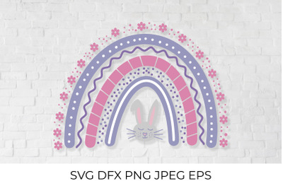 Cute Easter Rainbow SVG