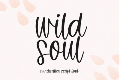 Wild Soul - Handwritten Script Font
