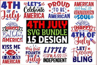 4th July SVG Design Bundle