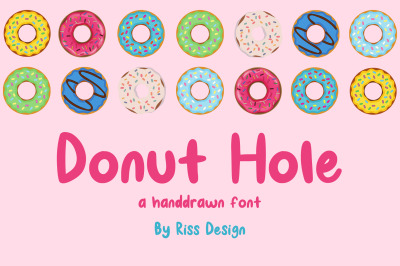 RD Donut Hole - Round Font