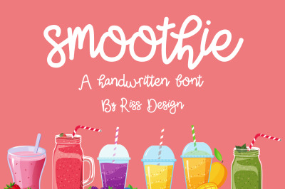 RD Smoothie - Monoline Script Font