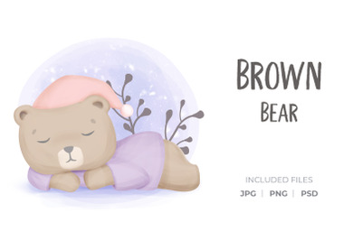 Brown Bear Sleep