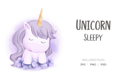 Unicorn Sleepy