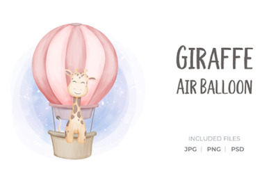 Giraffe Air Balloon