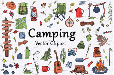 Camping SVG Clipart