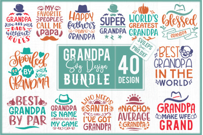 Grandpa SVG Design Bundle