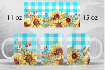 Sunflower Mugs Sublimation Designs PNG Spring 11oz 15oz Mum