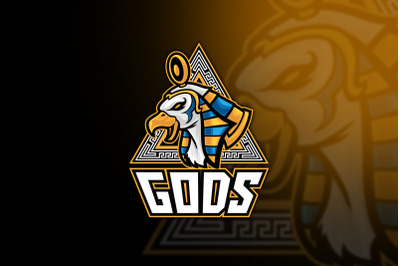 Egyptian Gods Ra Esport Logo Template