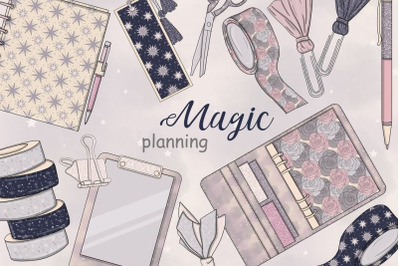 Magic Planning Collection Clipart